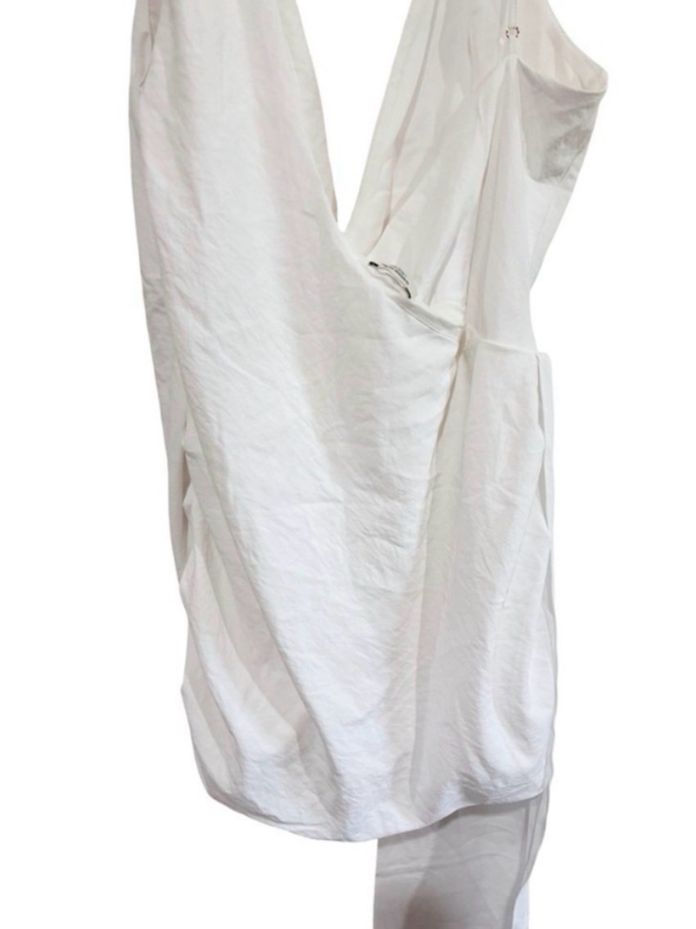 Mistress Rocks Plunge Drape Cocktail Minidress
White - Picture 5 of 12